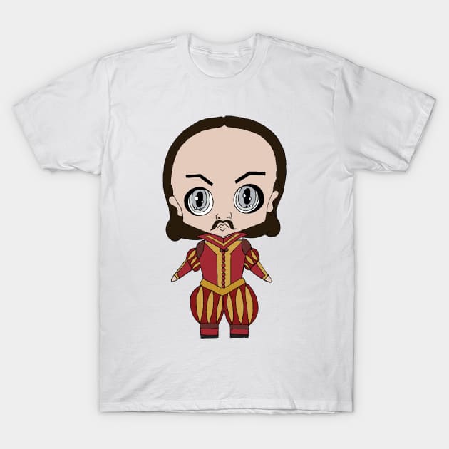 William Shakespeare T-Shirt by thehistorygirl